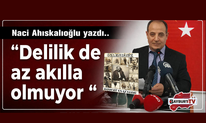 Delilik de az Akılla olmuyor.. Naci Ahıskalıoğlu yazdı…